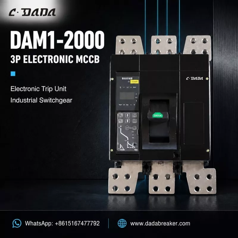 DAM1-2000 3P elektronski MCCB za industrijske stikalne naprave | C·DADA Electric